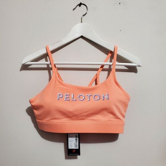 Sold Cadent Strappy Peak Sports Women's Sz XLarge Bra in Orange/Peach NWT - Picture 1 of 5